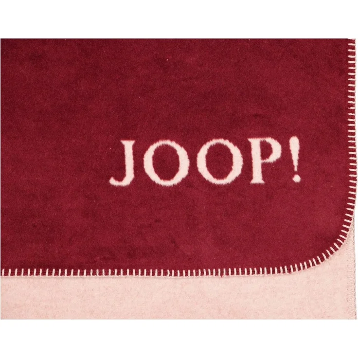 Joop! Wohndecke Kuscheldecke 150x200 cm Uni-Doubleface rouge-nude 824561 – Bild 4