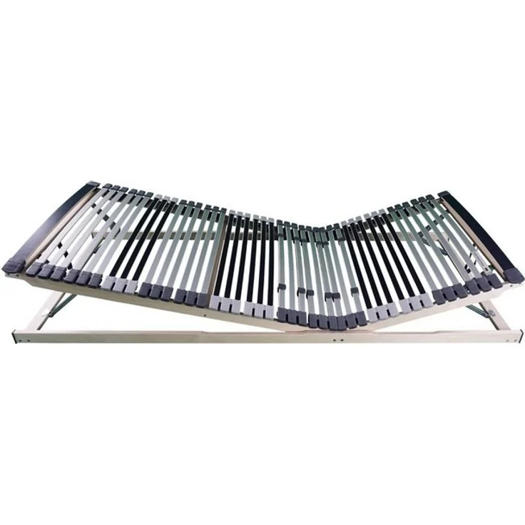 AM Qualitätsmatratzen | Ergonomischer 7-Zonen Lattenrost 100x200 cm, Kopf- & Fußteil verstellbar, gebrauchsfertig geliefert – Bild 4