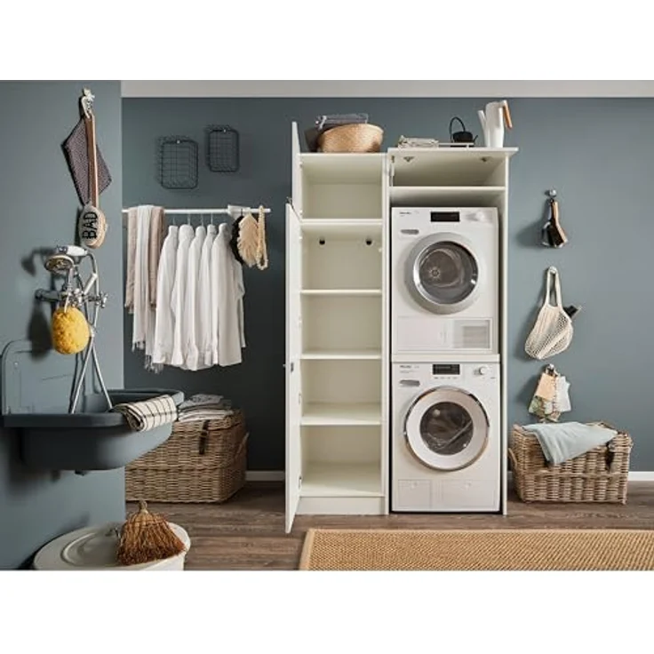 Laundreezy Mehrzweckschrank-Set LAUNDREEZY LDLK2, Breite 117,5 cm – Bild 5