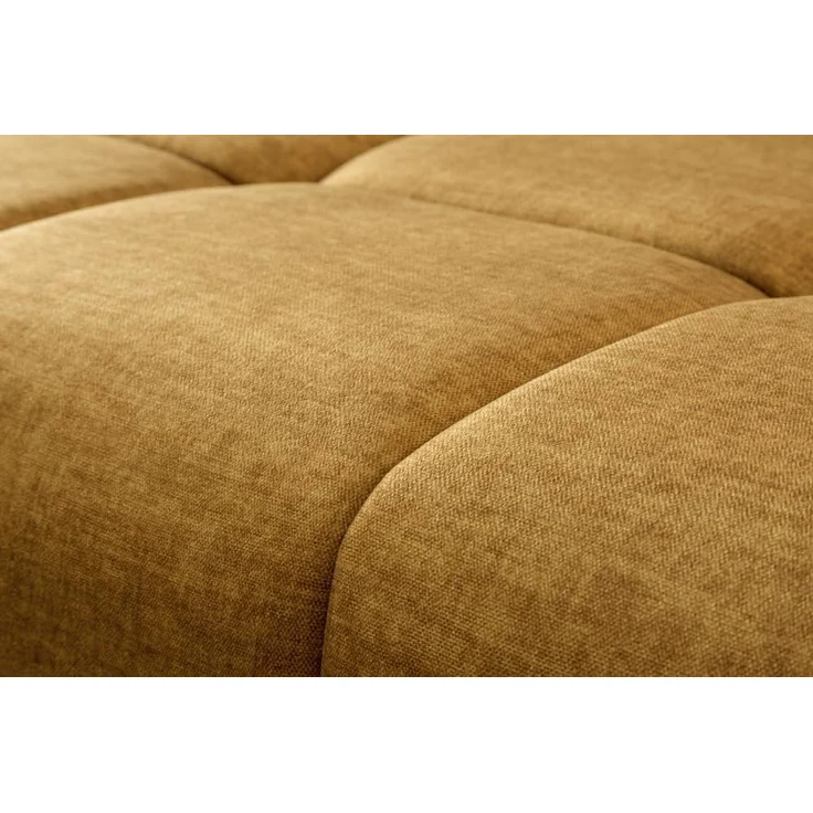 riess-ambiente Fußhocker ELEGANCIA 110cm senfgelb (Einzelartikel, 1 St), Wohnzimmer · Samt · mit Ziersteppung · Modern Design – Bild 9