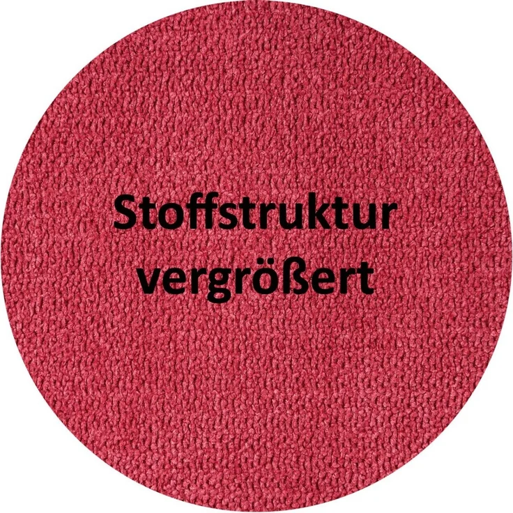beties Mitteldecke FarbTon (1-tlg, 1 Stück Mitteldecke), Chenille-Haptik Raumausstatter Qualität ca. 60x60 cm himbeer-rot – Bild 1