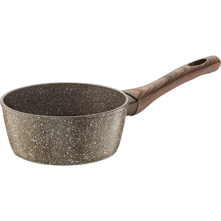 PINTINOX Kasserolle Chalet, Aluminium, Stein-Optik, Induktionsgeeignet, Ø 16 cm