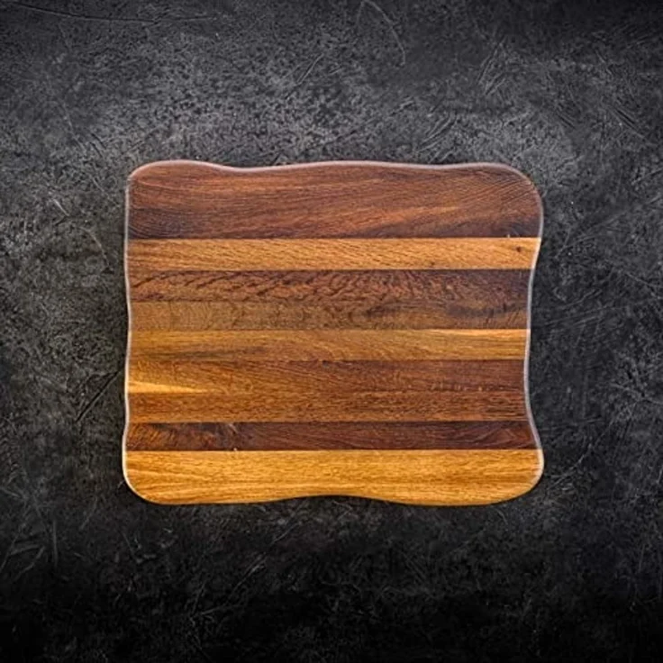 La Madera Steakbrett Top - Eiche dunkel - 40 x 33 x 4,5cm – Bild 3