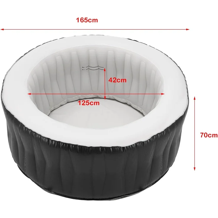 Aufblasbarer Whirlpool 'Carbone', 165 x 70 cm – Bild 3