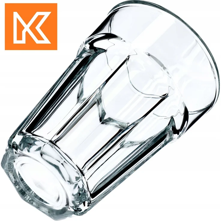 KADAX 6x Gläser 370ml für Saftgetränke Glasset hoch dickes Glas – Bild 8