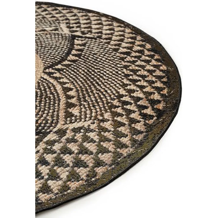 benuta Outdoorteppich Artis, rund, Höhe: 5 mm, In- & Outdoorteppich, Pflegeleicht für Garten, Terrasse, Balkon, Küche – Bild 5