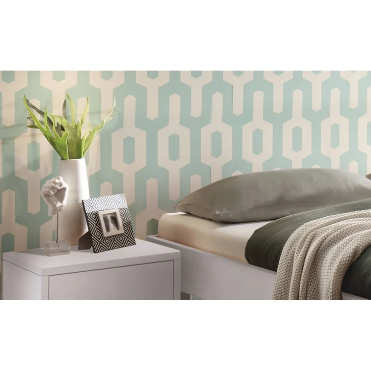 Hasena Bett Rapallo Trento Weiß, puristisch ohne Kopfteil 120x210 cm, Komforthöhe 25 cm MDF weiss deckend – Bild 3