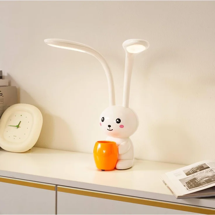 Lindby Schreibtischlampe Haas, Enthalten, LED 5,5 W gesamt, Farbwechsel warmweiß / tageslicht – Bild 3