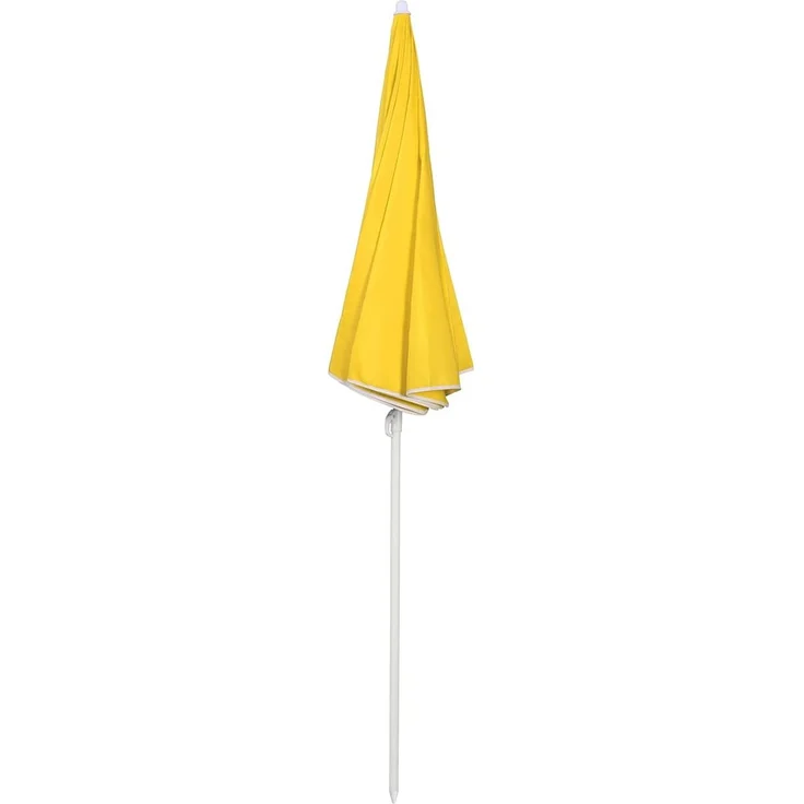 Sekey Sonnenschirm mit Schutzhülle, Neigungswinkel und Höhe verstellbar, Polyester gelb, 160 cm – Bild 7
