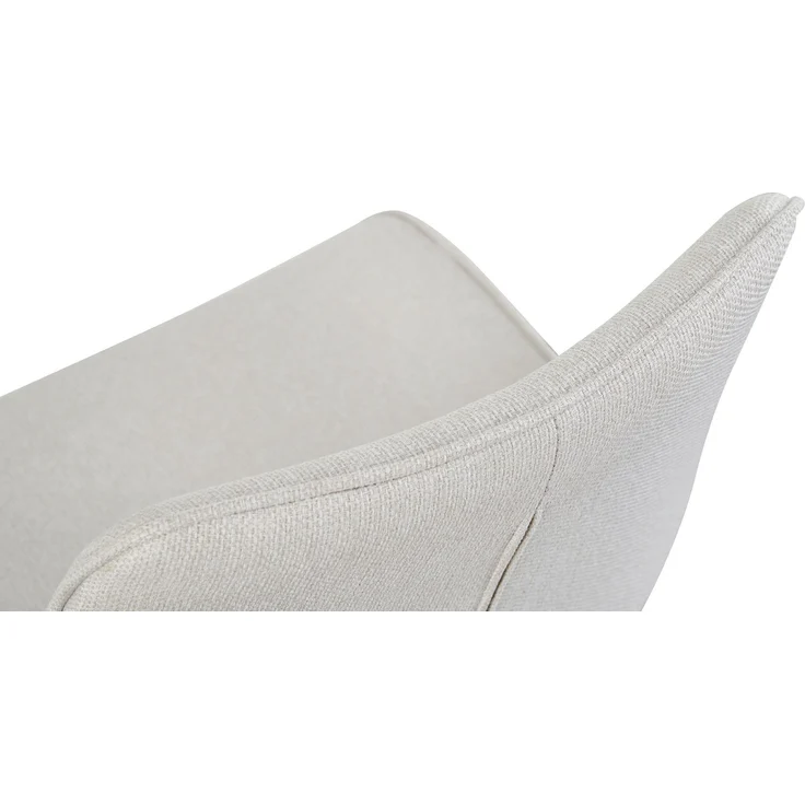 Drehstuhl 2er Set Rio Stühle in Creme - gemütliches Design - B/H/T: 52x85x61 cm – Bild 12