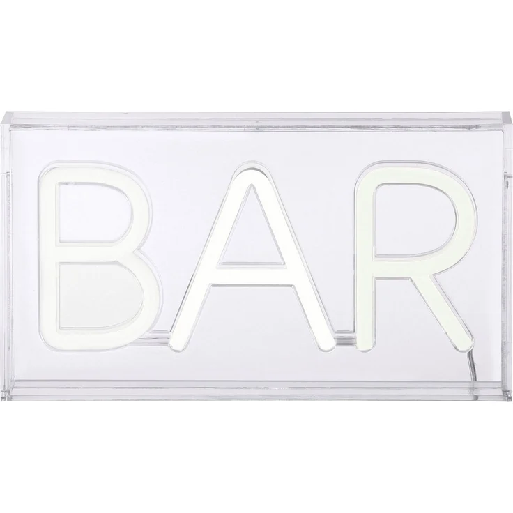 JUST LIGHT LED Wandleuchte NEON-BAR, LED fest integriert, Warmweiß – Bild 2