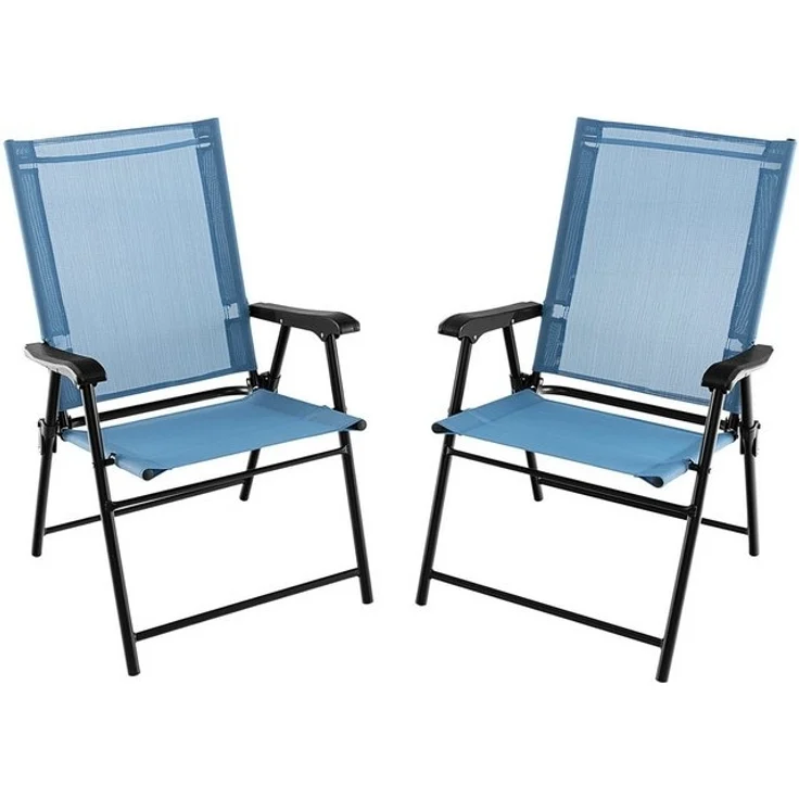KOMFOTTEU Balkonset, Gartenstuhl klappbar, bis zu 150kg – Bild 4