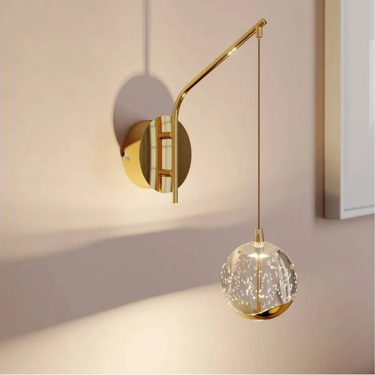 Lucande Wandleuchte Hayley, 1x5 W LED, warmweiß