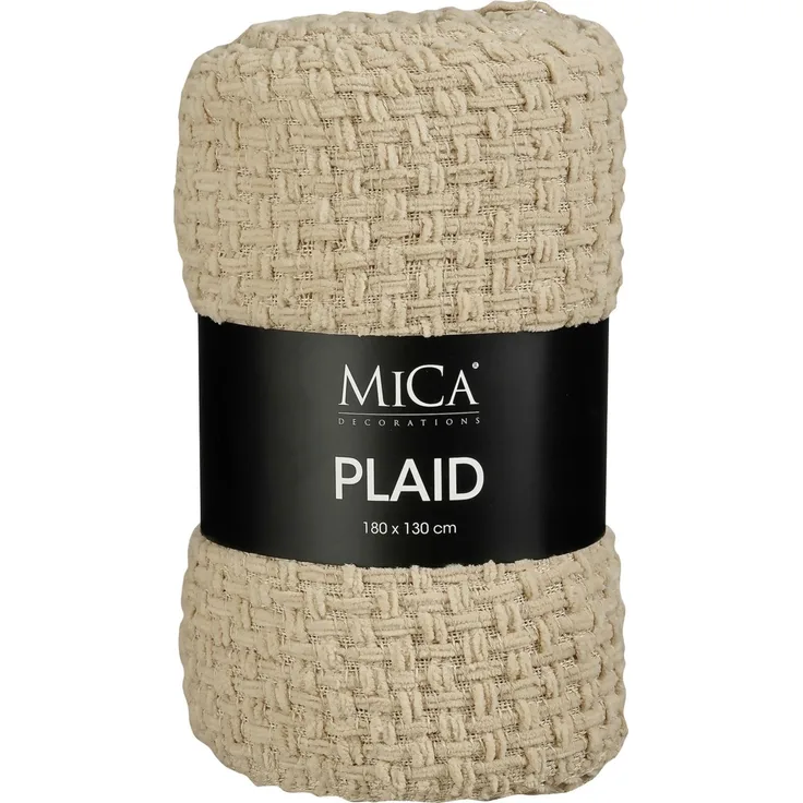 Mica Decorations Decke Cosenza 130x180 cm beige