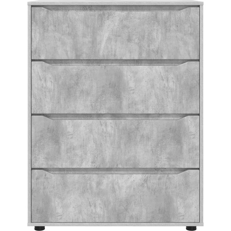 vidaXL Stauraumschränke 80 x 48 x 105 cm Holzwerkstoff Betongrau 3406228 – Bild 8