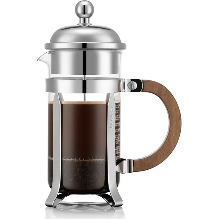 Bodum Kaffeebereiter 3 Tassen 0.35l Chambord mit Holzgriff