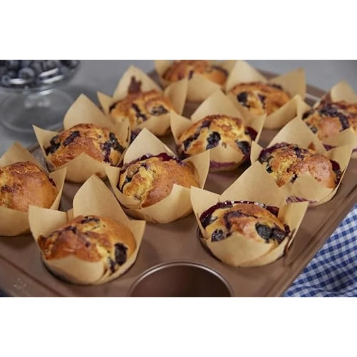Sallys Muffinform Papier - Muffinförmchen Tulpenform, 60 Stück – Bild 6