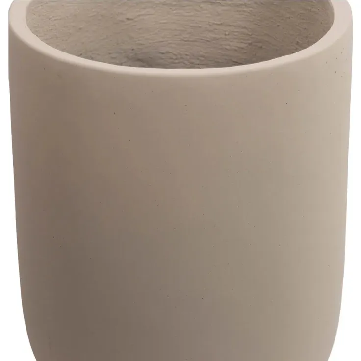 Blumentopf aus Zement – Light Grey, ca. 32x39x60cm – Bild 2
