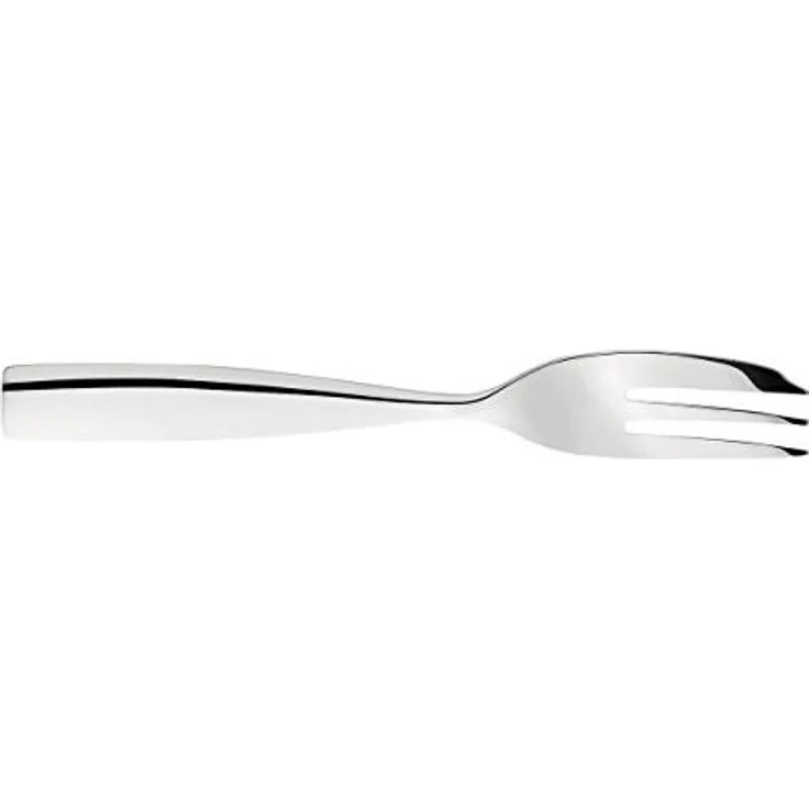 Alessi Dressed Kuchengabel, Edelstahl, Silber, 17x3. 7x2 cm, 6-Einheiten