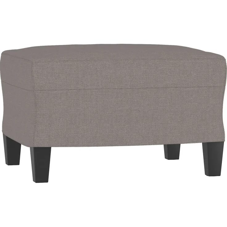 vidaXL Sessel mit Hocker Taupe 60 cm Stoff 3201150 – Bild 4