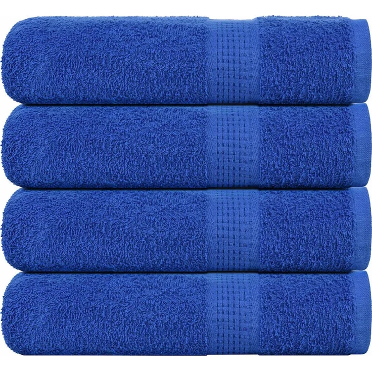 vidaXL Handtücher FROGN 4 Stk. Blau 50x100 cm 360 g/m² 136711 – Bild 1