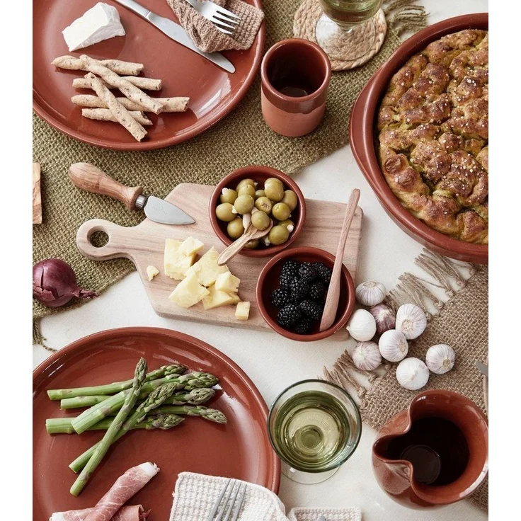 Schneidebrett Servierbrett Brettchen Holz mit Griff 15x30cm Ib Laursen 17063-00 – Bild 2