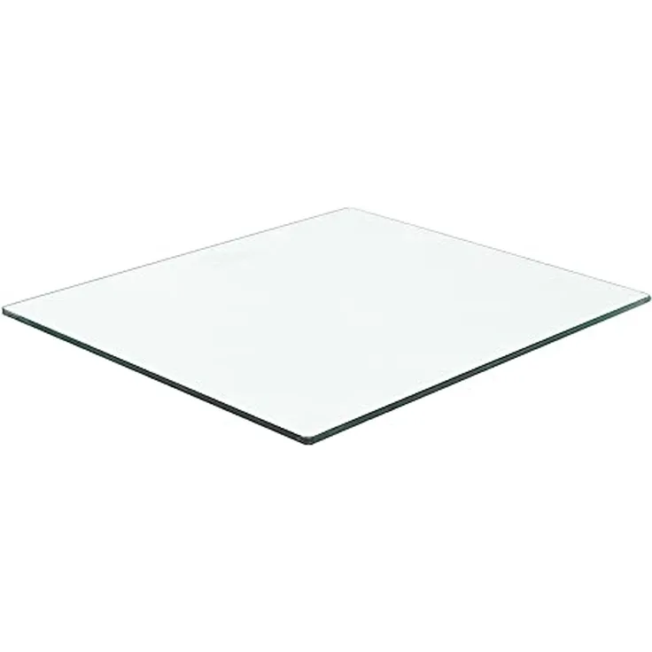 LebensWohnArt Tischplatte Glasplatte TERRY 60x60 cm Quadratisch Gehärtetes Glas 8mm Stärke