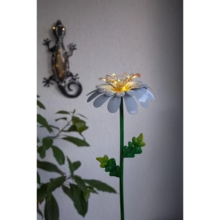 Star LED-Solar-Wanddeko 'Gecko', Eidechse, – Bild 6