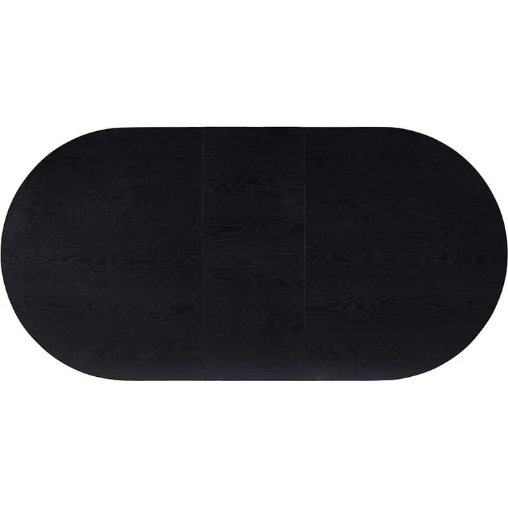 HOME DELUXE Essgruppe Oval Ausziehbar inkl. Sternfuß - 160 x 100 cm Dark Oak 8 Stühle Grau / Braun – Bild 5