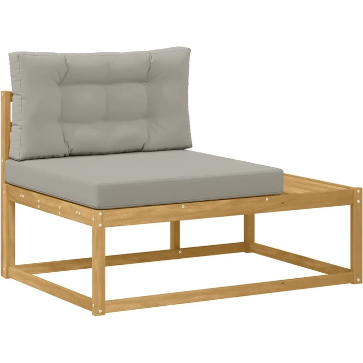 vidaXL Outdoor-Sofagarnitur 2-Sitzer Polyester Weiß 230,5 x 83 x 73 cm 3386990 – Bild 3
