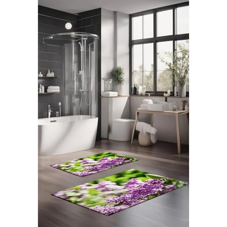 Mijolnir 'CT-5143' Badematten-Set (2-teilig), Mehrfarbig – Bild 1