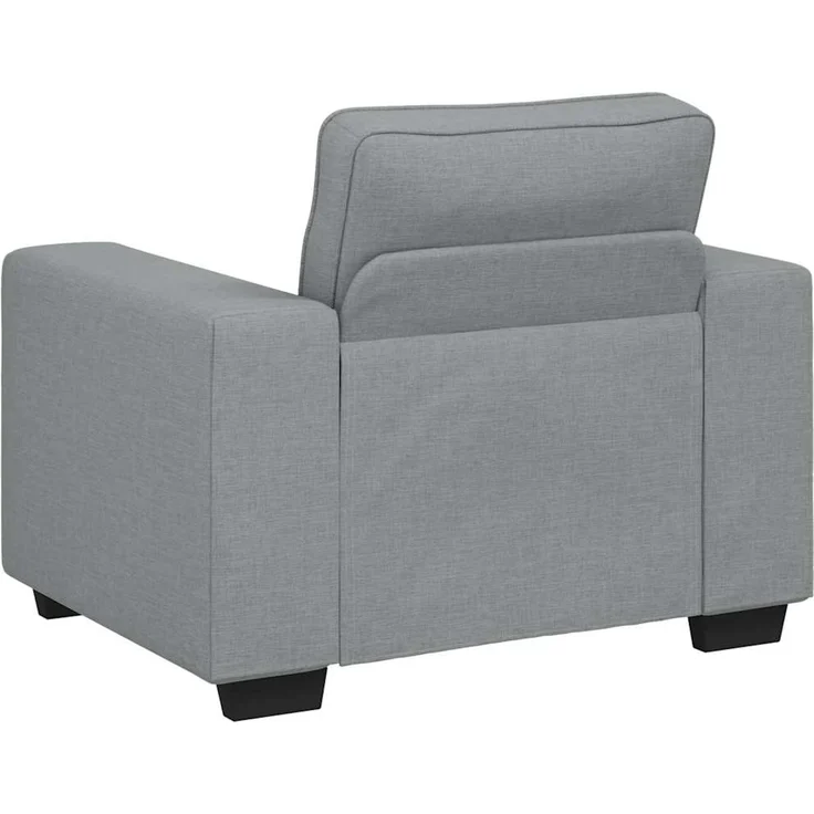 vidaXL Sessel Hellgrau 100x77x82 cm Stoff 4105146 – Bild 5