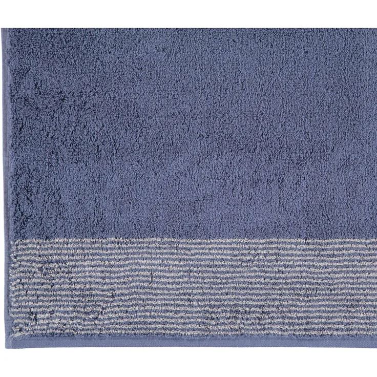 CAWÖ Gästetuch, 3er Pack - Luxury Home, C Two-Tone, Walkfrottier Blau 30x50cm – Bild 4