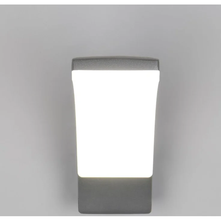 Moderne LED Außenwandleuchte BEJA aus Aluminium in Anthrazit, Höhe 22,5cm – Bild 7