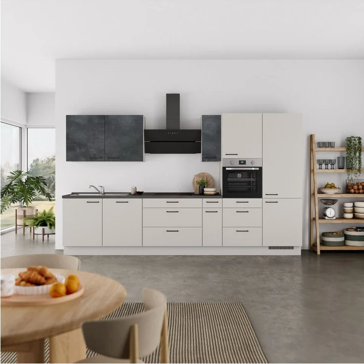 nobilia® Küchenzeile "MIAMI", NEU: individuell anpassbar mit gratis Profi-Beratung, vormontiert, Breite 360 cm, Ausrichtung wählbar, wahlw. mit E-Geräten – Bild 2