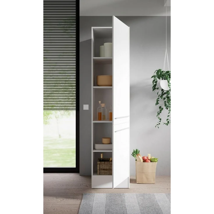 BASIC by Balculina Vorratsschrank Jazz B/T/H 50x57x212cm (1-St) Breite 50cm, Melaminbeschichtung – Bild 4