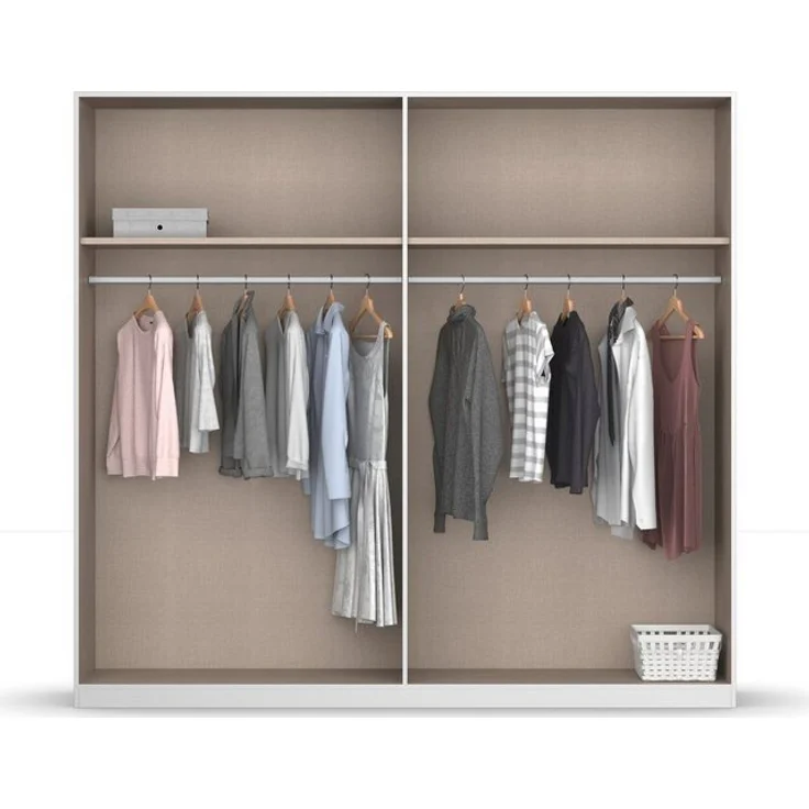 rauch Schlafzimmer-Set Monza, mit Drehtürenschrank Breite 226 cm, Bettanlage in 2 Breiten – Bild 4