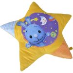 Simba Toys plush 109461018 KiKANiNCHEN Plüsch Sternkissen, soft, Blqu / Gelb, (HxTxB) 7 x 45 x 45 cm