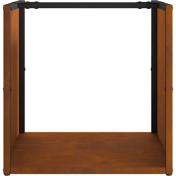 vidaXL Brennholzregal 40x40x40 cm Wetterfester Stahl 864242 – Bild 6