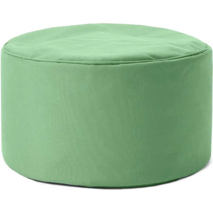 Lumaland Sitzsack-Hocker Pouf rund 50l pastellgrün – Bild 1