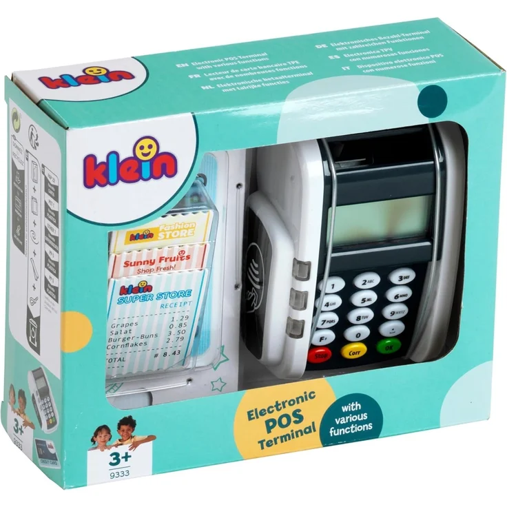 Theo Klein SHOPPING CENTER POS-TERMINAL MIT LICHT & SOUND Einkaufen 3 Jahr(e) Mit Ton AA – Bild 7