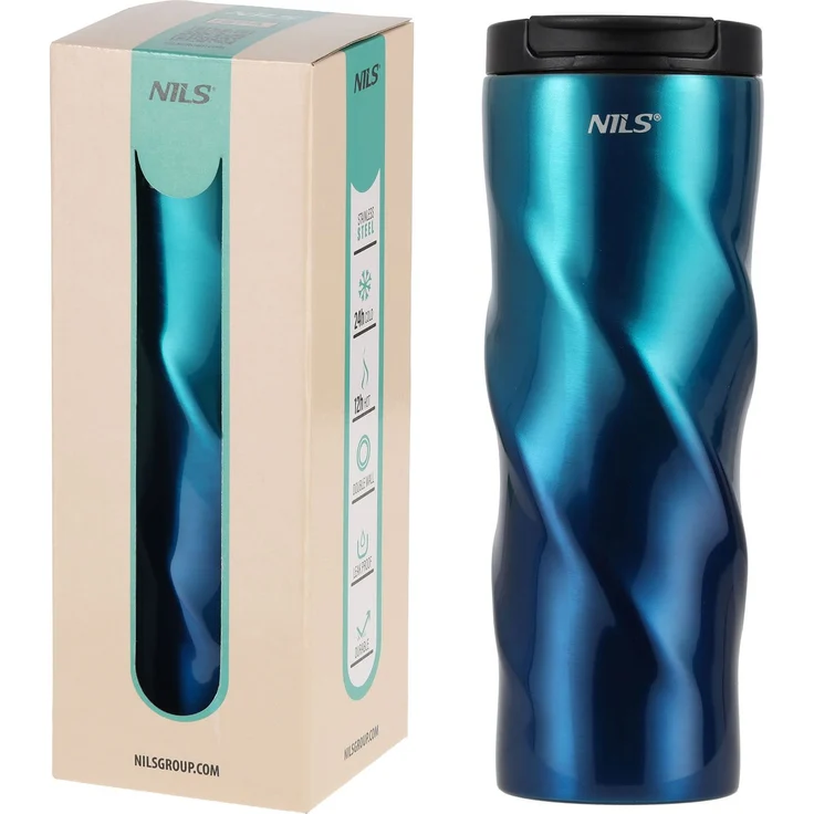 NILS Thermobecher 500 ml Trinkbecher für Kaffee Tee Outdoor Reise – Bild 2
