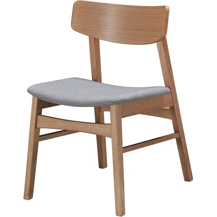 Selsey Paraves Stuhl, Engineered Wood, Eiche Natur, 48,5 cm Länge