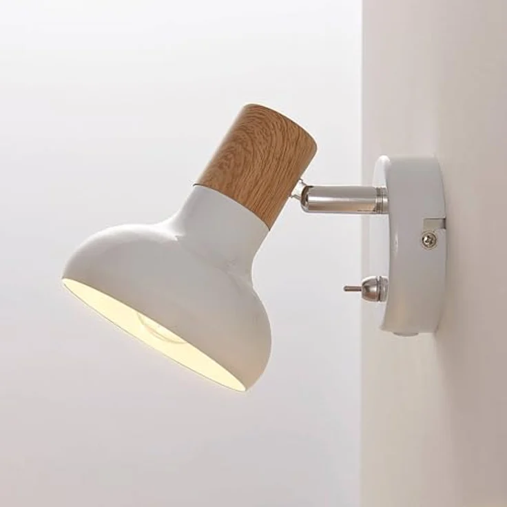 Lindby Strahler Fridolin, 1-flammige Deckenlampe in Weiß aus Metall mit E14-Fassung, Spot für Wohnzimmer und mehr – Bild 5