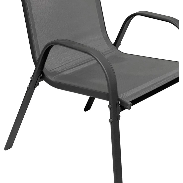 3-tlg Bistro Garnitur Bistromöbel Klappstuhl Stuhl Tisch Sitzgruppe – Bild 4