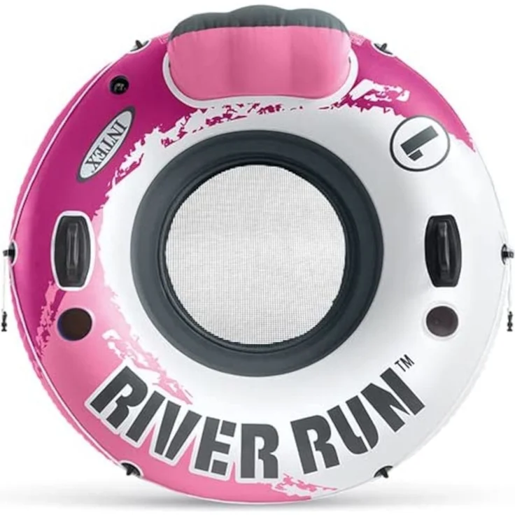 INTEX 56824EU - Schwimmring - Pink River Run 1 (Ø135 cm) mit Rückenlehne + Getränkehalter – Bild 4