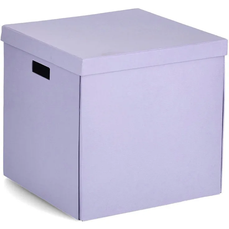 Zeller Present Aufbewahrungsbox (1 St), beschriftbar, recycelter Karton
