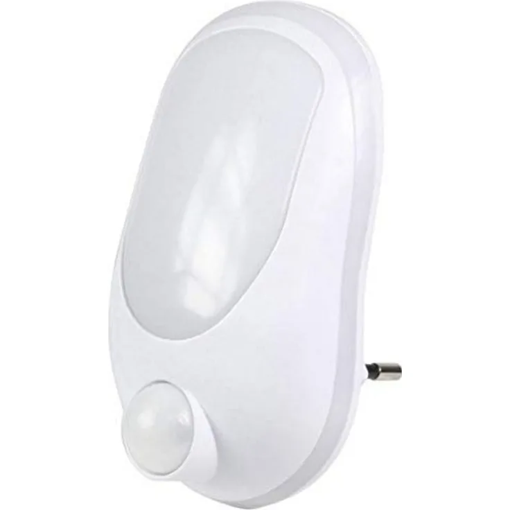 Smartwares LED Nachtlicht mit Bewegungsmelder, Tag/Nacht Sensor - 0,4 Watt 6000. 293 Weiß