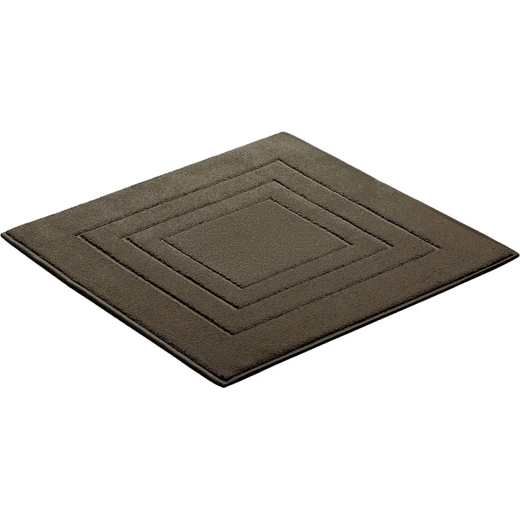 Vossen Badematte Feeling, Höhe 10 mm, beidseitig nutzbar, fußbodenheizungsgeeignet, Baumwolle, rechteckig, Badteppich, Uni-Farben, mit Bordüre, Hoch-Tief Effekt, reine Baumwolle – Bild 5