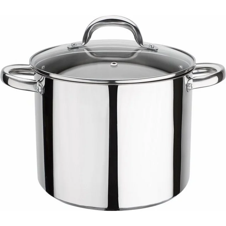 GSW Gemüsetopf Montreal 24cm, Rostfreier Stahl, Silber/Durchsichtig – Bild 2